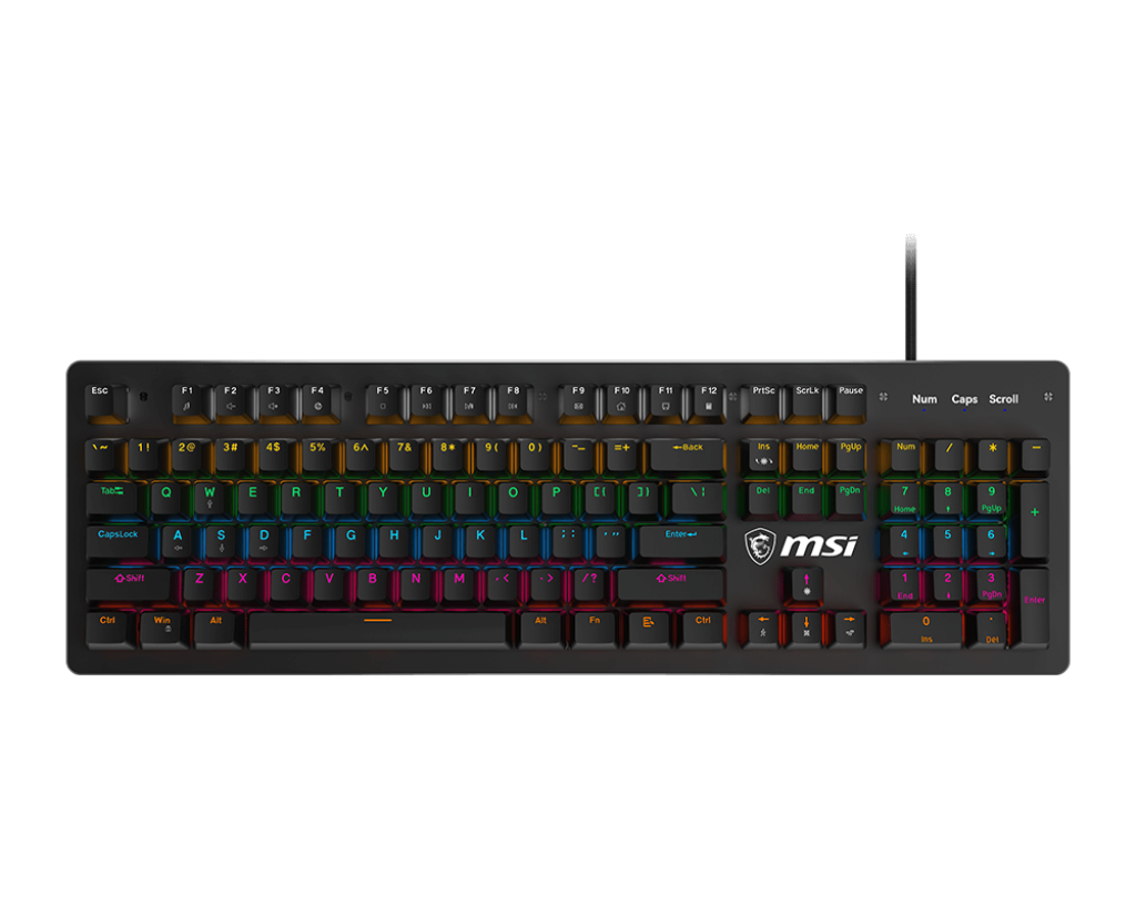 Teclado Mecanico MSI GK300 US